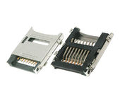 Tiktype TF Micro- SD-geheugenkaartschakelaar het Contactweerstand 100 Maximum MΩ van 1,8 Mm Hoogte