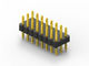 Durable Male Header Pins , Dual Row Pin Header High Insulation Resistance