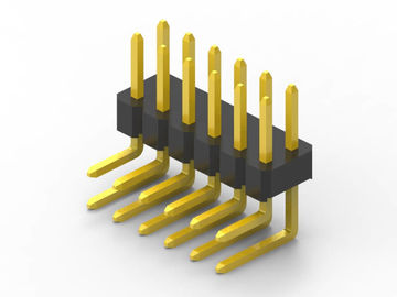 Messing 2,00 mm Pcb koppen twee rijen, door gat 14 pin kop connector