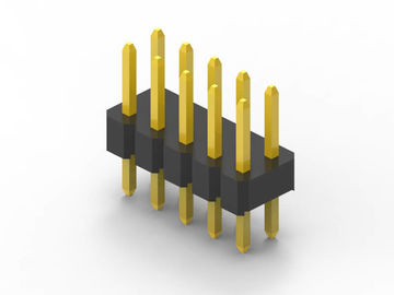 DIP Mannelijke Pin Header Connector 2mm Pitch Dual Row Messing Contactmateriaal