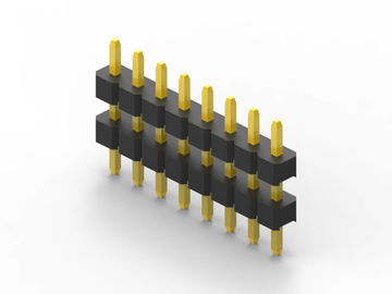10 Pins 2,54 mm Pitch Mannelijke Pin Header Connector Contactweerstand 20mΩ Max