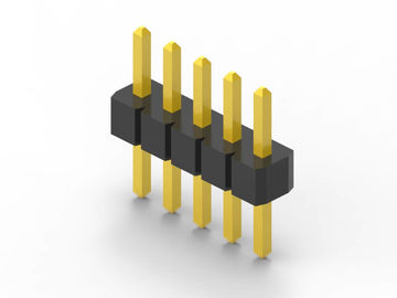 Single Row 10 Pin Header Connector, Pcb Pin Connector Voltage 500V