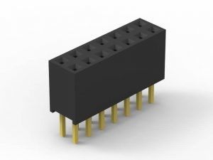 Persoonlijke pin kop vrouwelijke connector, door gat 2 pin - 20 pin vrouwelijke kop