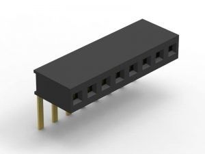 6 pin tot 40 pin vrouwelijke kop aansluiting 1,27 mm pitch zwart Duurzaam