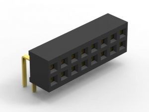 Duurzaam 30 pin / 40 pin vrouwelijke kop, 1,00 mm pitch pcb kop vrouwelijk