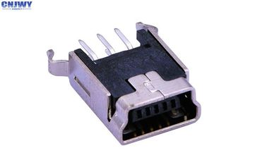 Mobiele telefoon Mini 180 graden USB connector, SMD Micro USB Male connector