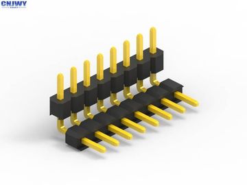 Pcb Pin Connector 2.0mm Pitch, Messing Single Row Header Connector