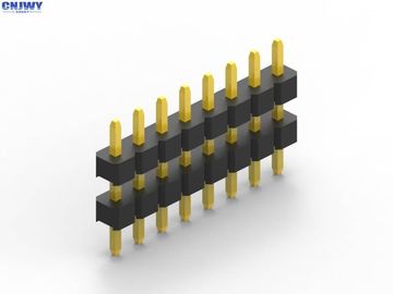 10 Pins 2,54 mm Pitch Mannelijke Pin Header Connector Contactweerstand 20mΩ Max