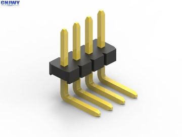 Rechte hoek mannelijke pin kop aansluiting 1.27 mm Pitch 2 Pins tot 80 Pins