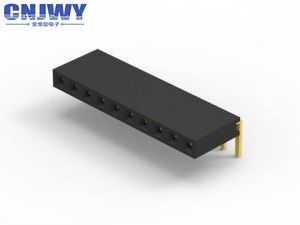 8 pinnen 90° Vrouwelijke kopconnector 2.0 mm Pitch Current Rating 2.0 AMP