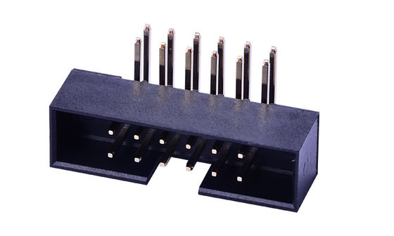 Rechthoekige doos kop aansluiting 2 * 6 Pin PA6T Hoogte 4,8 mm Stroomcapaciteit 2.0AMP