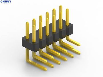 Messing 2,00 mm Pcb koppen twee rijen, door gat 14 pin kop connector
