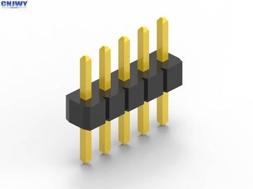 Single Row 10 Pin Header Connector, Pcb Pin Connector Voltage 500V