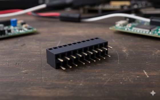 3A 250V Female Header Connector met 2,54mm Pitch