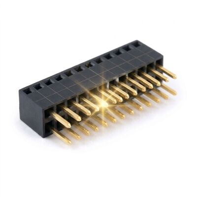 1,00 mm pitch enkele rij haakse vrouwelijke header connector horizontale PCB-montage socket