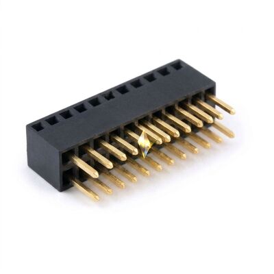 1,00 mm pitch enkele rij haakse vrouwelijke header connector horizontale PCB-montage socket
