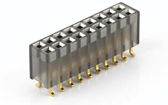 2x20P Vrouwelijke Header Connector 2.54mm Pitch 3A Stroomsterkte