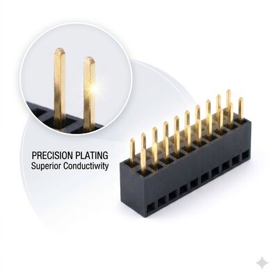 1,00 mm pitch enkele rij haakse vrouwelijke header connector horizontale PCB-montage socket